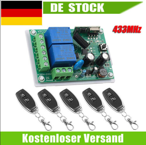Ac220v 433mhz funk empfänger - ac220v,