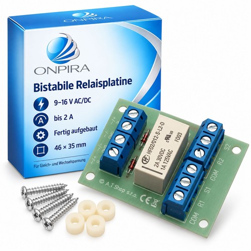 Relais bistabil 12v dc - bistabil, ac/dc