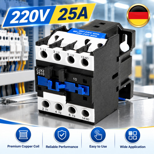 Schütz kontaktor 220v 25a - schütz,