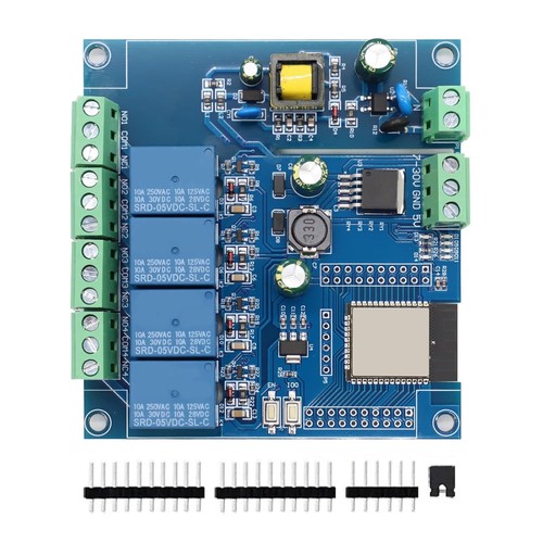 Kanal relais modul - 4-kanal, metall