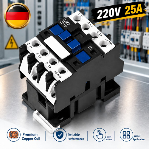 Schütz kontaktor 220v 25a - schütz,